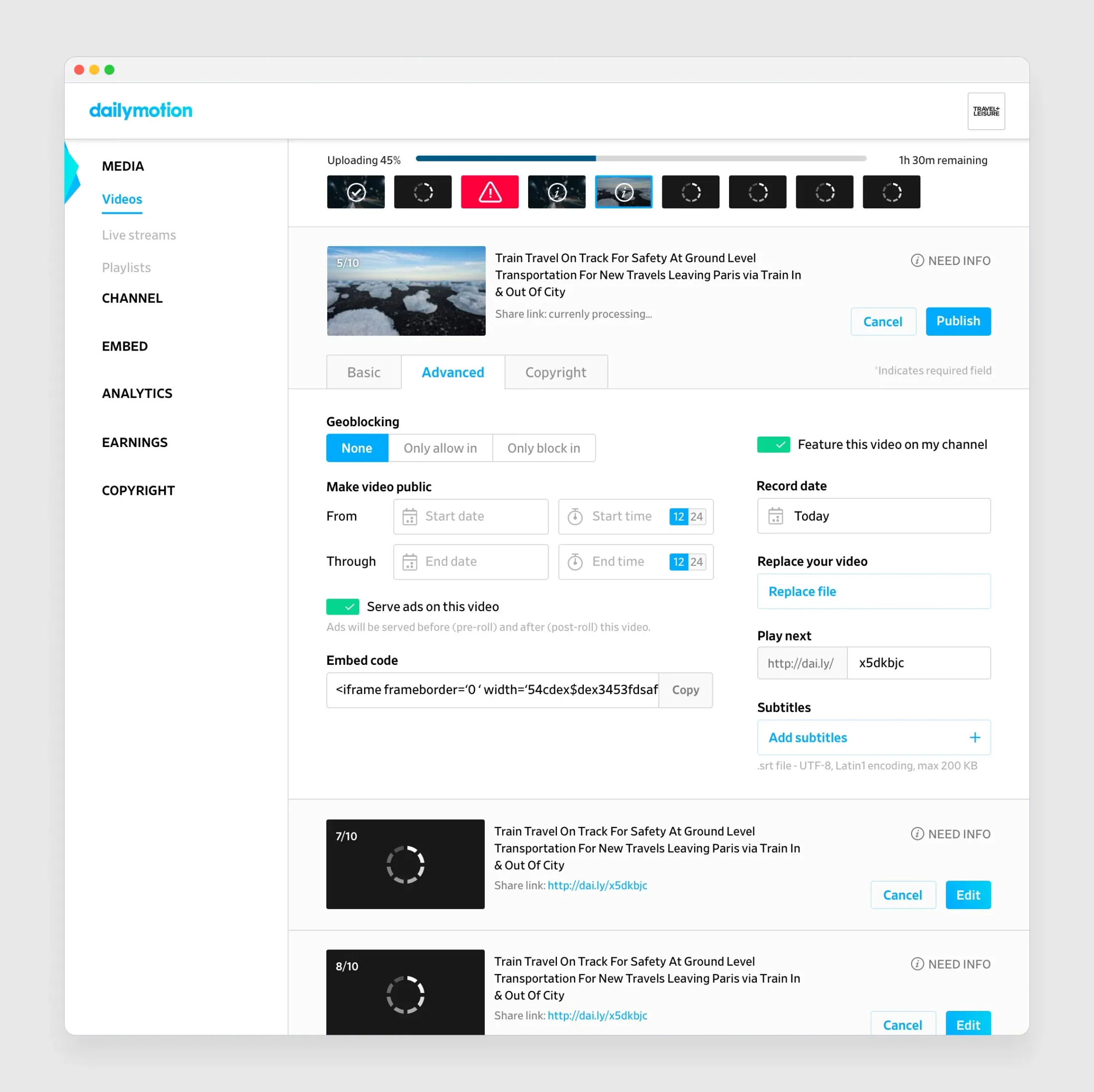 Dailymotion (UI)